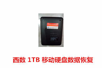 河南未先生西數1T移動硬盤數據恢復成功案例展示